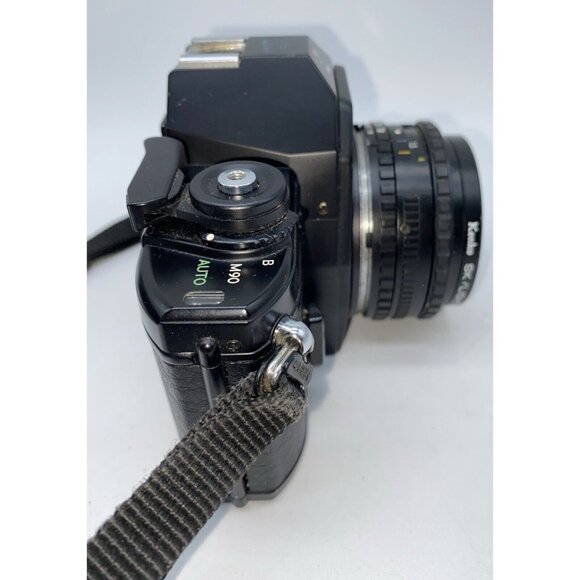 NIKON EM 35mm SLR Film Camera Series E 50mm 1:1.8 Lens Case Strap Untested - Picture 4 of 16